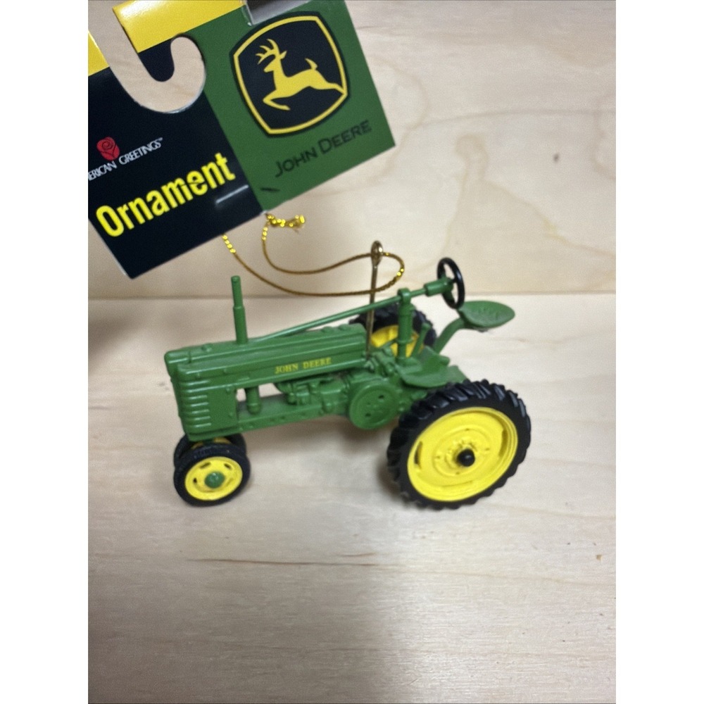 John Deere Tractor Christmas Tree Ornament 2007 American Greetings 248T